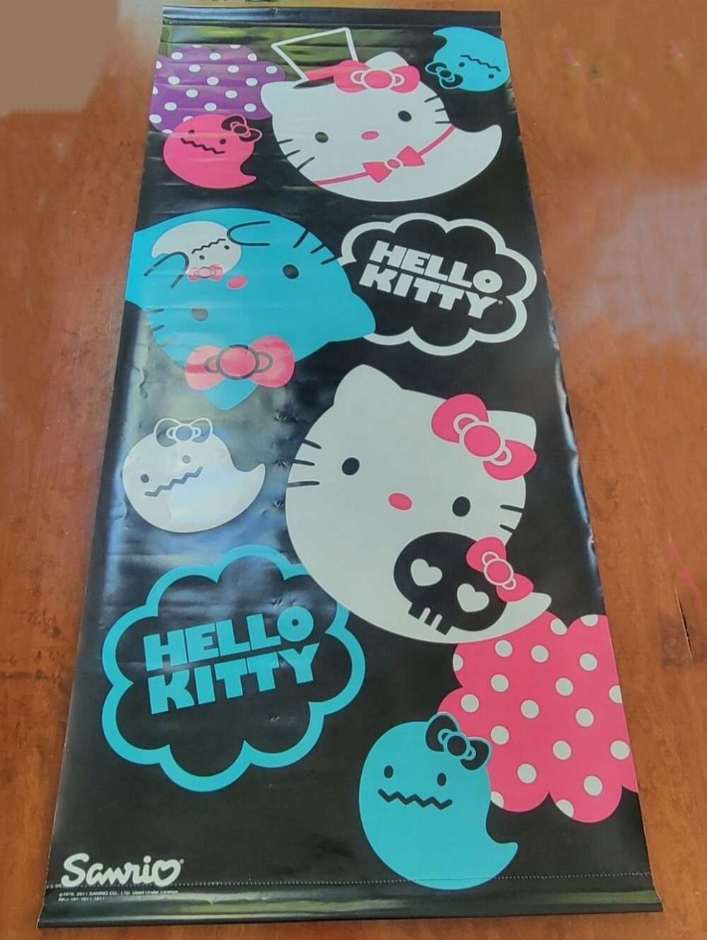 Hello kitty ghost banner store display Halloween Sanrio 2011 RARE